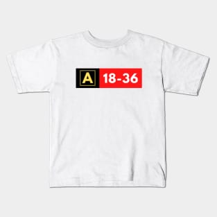 Airport Taxiway Sign Kids T-Shirt